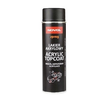 Novol 34352 Acrylic topcoat - černý matný 500ml