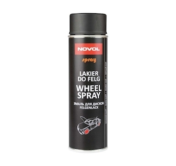 Novol Spray - Lak na disky, černý matný 500ml