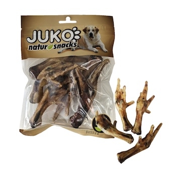Nožky kuřecí sušené JUKO 100 g (4 - 5 ks)