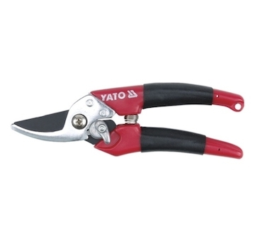 Nůžky zahradnické 180mm (průměr do 13mm) šikmý stříh