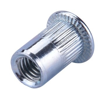 Nýtovací matice ocelové, sada 30 ks, M6x14 mm - FORTUM