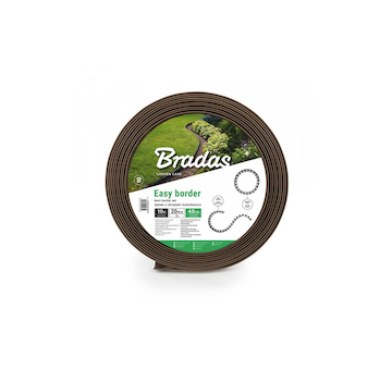 Obruba záhonů, hnědá 10m x 50mm EASY BORDER BRADAS