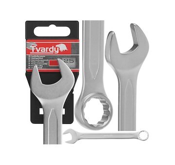 Očkoplochý klíč CrV, matný - TVARDY (Velikost: 26 mm)