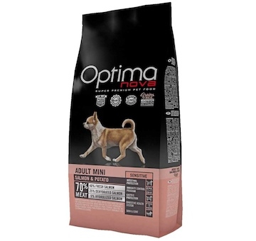 OPTIMAnova Dog Adult Mini Sensitive Salmon & Potato GF 8 kg