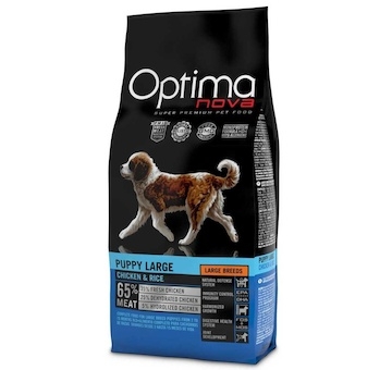 OPTIMAnova Dog Puppy Large Chicken & Rice 12 kg