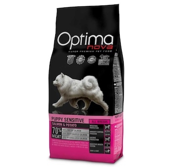 OPTIMAnova Dog Puppy Sensitive Salmon & Potato GF 12 kg