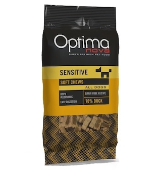 OPTIMAnova Functional Snack Sensitive Duck 150 g Expirace 7/25