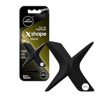 Osvěžovač vzduchu AROMA CAR X Shape Black