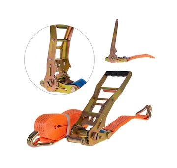 Pás upínací, s ráčnou ERGO a hákem, 8mx50mm, 5t GEKO