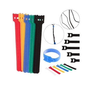 Pásek na suchý zip, organizér kabelů 150x12mm, 12ks GEKO