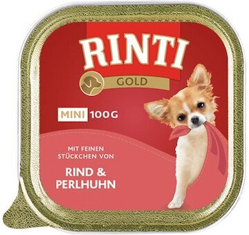 Paštika RINTI GOLD Mini hovezi+perlicka 100g