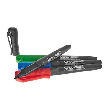 Permanentní popisovač 4 barvy, 4mm, sada 4ks GEKO