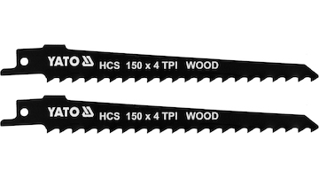 Pilové listy HCS 150MM 4TPI 2ks