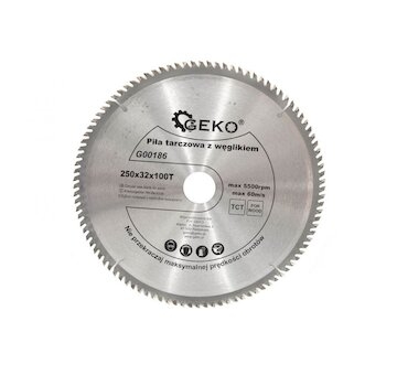 Pilový kotouč na dřevo 250x32mm 100T s redukcí na 25,4mm GEKO
