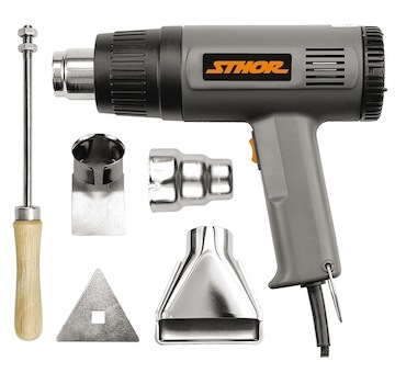 Pistole opalovací 230V 1000/1500W 375/495°C + příslušenství