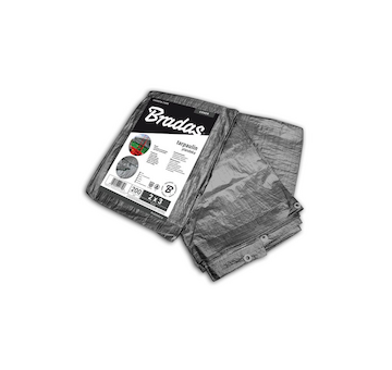 Plachta zakrývací šedá 2x3m, 200g BRADAS