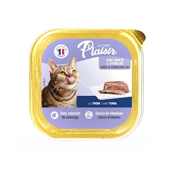Plaisir Cat tuňák, vanička 100 g  