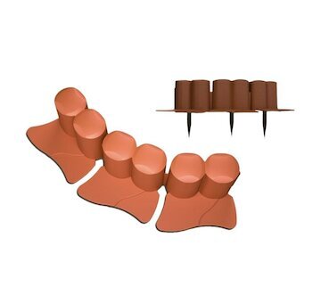 Plastový obrubník - palisáda 3,02m, 100mm PALISADE (různé barvy)