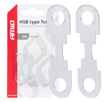 Ploché páskové pojistky FLAT HSB 42mm 40A AMIO-03498