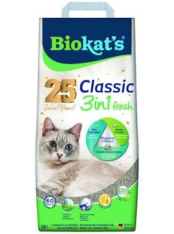 Podestýlka Biokats classic fresh 18l