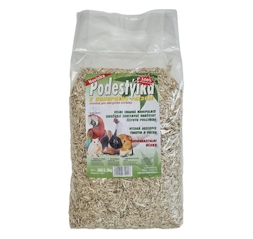 Podestýlka z konopného pazdeří 26 l (2,3 kg)