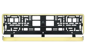 Podložka pod SPZ GOLD STRIP