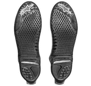 podrážky pro boty TECH 10 model 2021 a dále, ALPINESTARS (černá, pár, pro velikost 48/49,5)