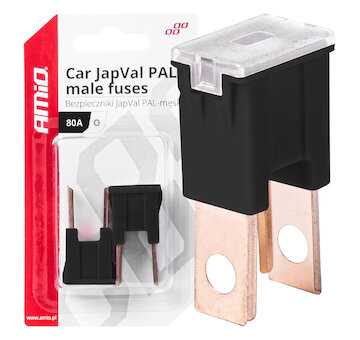 Pojistka JAPVAL PAL O samec 80A AMIO-03402