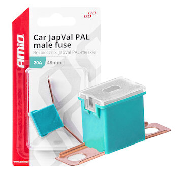 Pojistka JAPVAL PAL samec 48mm 20A AMIO-03417