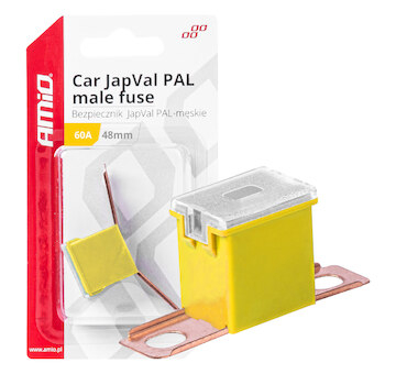 Pojistka JAPVAL PAL samec 48mm 60A AMIO-03421