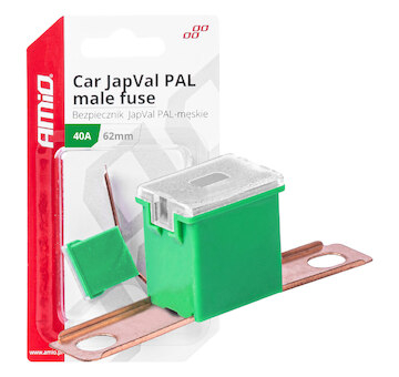 Pojistka JAPVAL PAL samec 62mm 40A AMIO-03428