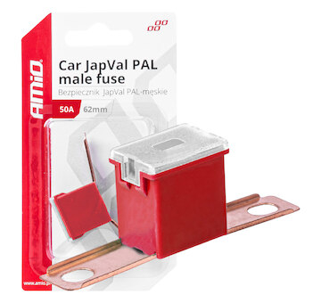 Pojistka JAPVAL PAL samec 62mm 50A AMIO-03429