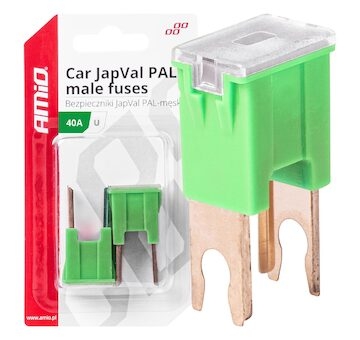 Pojistka JAPVAL PAL samec U 40A AMIO-03407