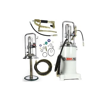 Pojízdná pneumatická vysokotlaká maznice 17l MAR-POL