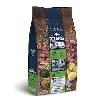 Polaris Dog Puppy Large jehně & losos GF 12 kg
