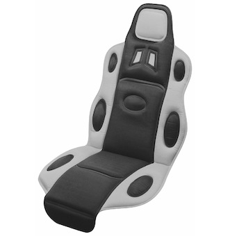 Potah sedadla RACE černo-šedý
