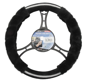 Potah volantu DIAMOND černý