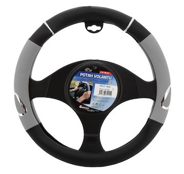 Potah volantu RALLY šedý