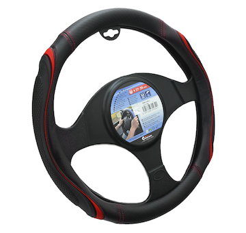 Potah volantu TEAR červený