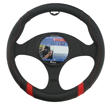 Potah volantu TOURING červený