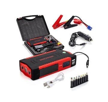 Powerbanka 19000mAh, 500-1000A  s funkcí startu a světlem BASS