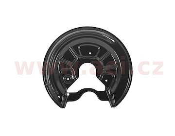 prachový štít zadního brzdového kotouče (pro brzdový kotouč 255x10 mm a 260x12 mm) L