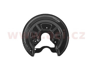 prachový štít zadního brzdového kotouče (pro brzdový kotouč 255x10 mm a 260x12 mm) ORIGINÁL, L