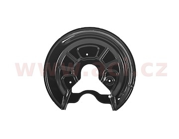 prachový štít zadního brzdového kotouče (pro brzdový kotouč 255x10 mm a 260x12 mm) ORIGINÁL, P