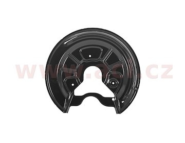 prachový štít zadního brzdového kotouče (pro brzdový kotouč 255x10 mm a 260x12 mm) P