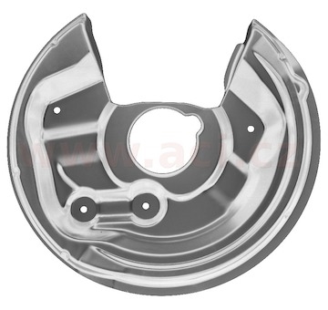prachový štít zadního brzdového kotouče (pro disk 253x10) (ŠKODA, VW)  L