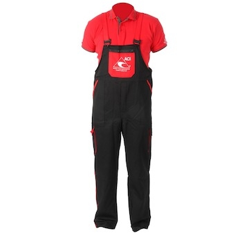pracovní kalhoty s laclem black (vel. 64)