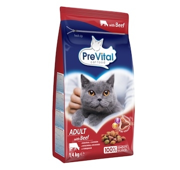 PreVital kočka hovězí 1,4 kg
