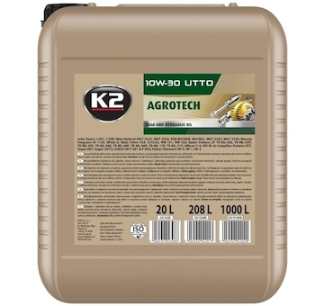 Převodový olej K2 AGROTECH UTTO 10W-30, 20 l