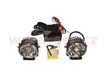 přídavná světla LED pro denní svícení (12 V / 24 V) průměr 70 mm sada